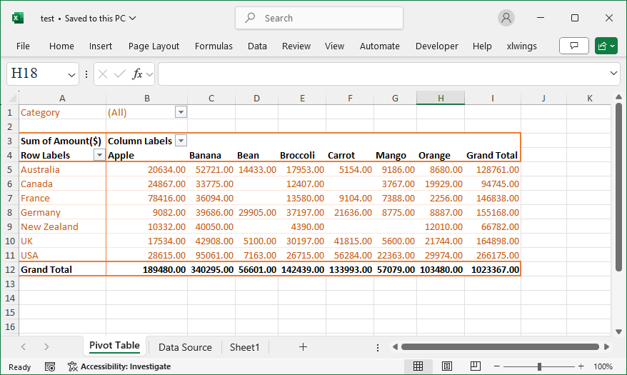 Excel Formula AI Tool Example 3